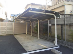 サイクルルーフR付屋根